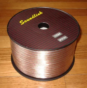 100 Metres (100m, 100mtr) Heavy Duty Speaker Cable Colour Coded - Part # SPW1641