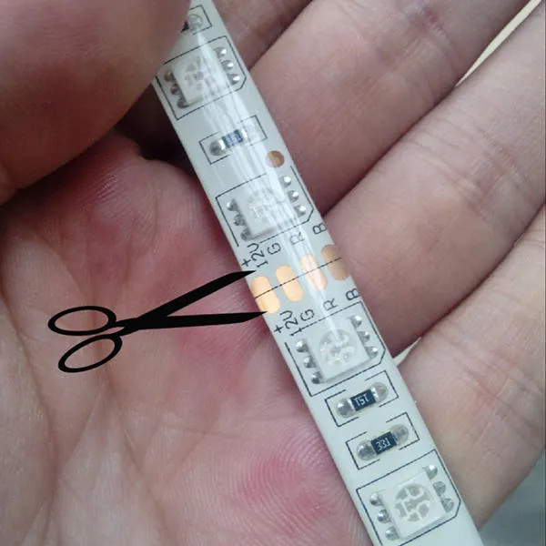 10M SMD 5050 Waterproof RGB 600 LED Strip Light   IR Controller   Cable Connector   Adapter DC12V