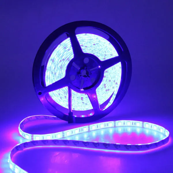10M SMD 5050 Waterproof RGB 600 LED Strip Light   IR Controller   Cable Connector   Adapter DC12V