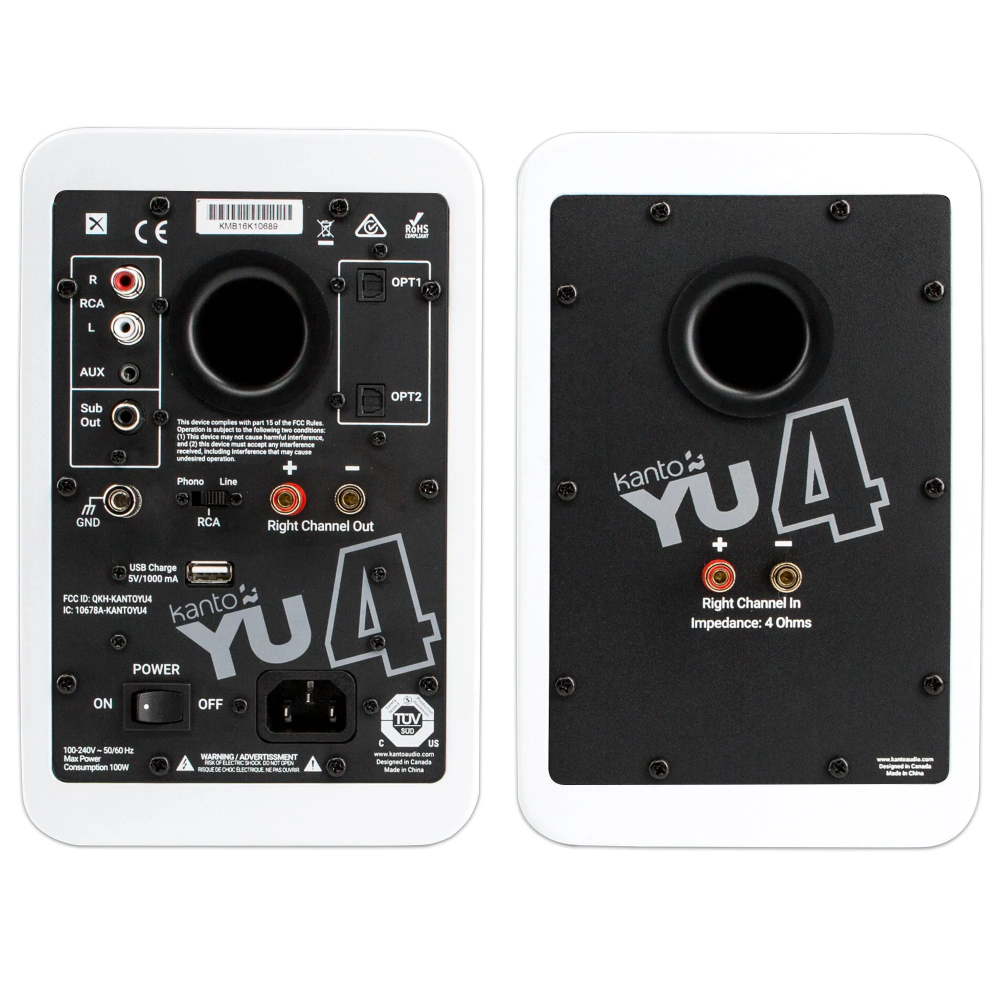 140W Bluetooth Phono Preamp Bookshelf Speakers   Stands, Kanto