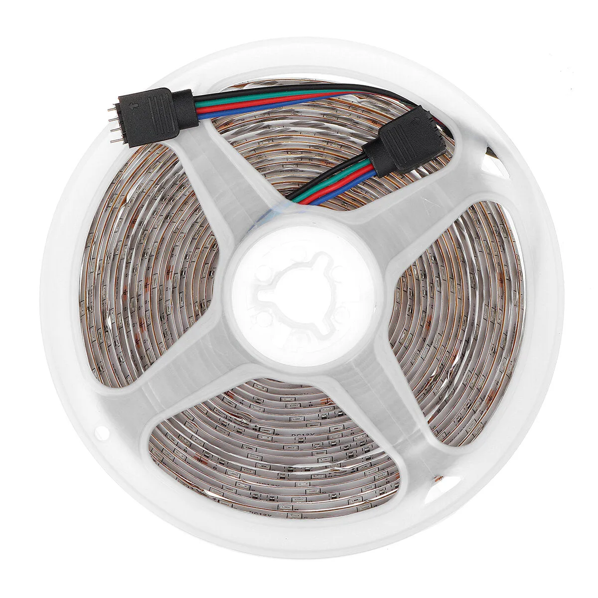 16FT 5M 2835 RGB 300LED Light Strip Waterproof/Non-waterproof Music Lamp with 20Keys Remote Control   Power Adapter