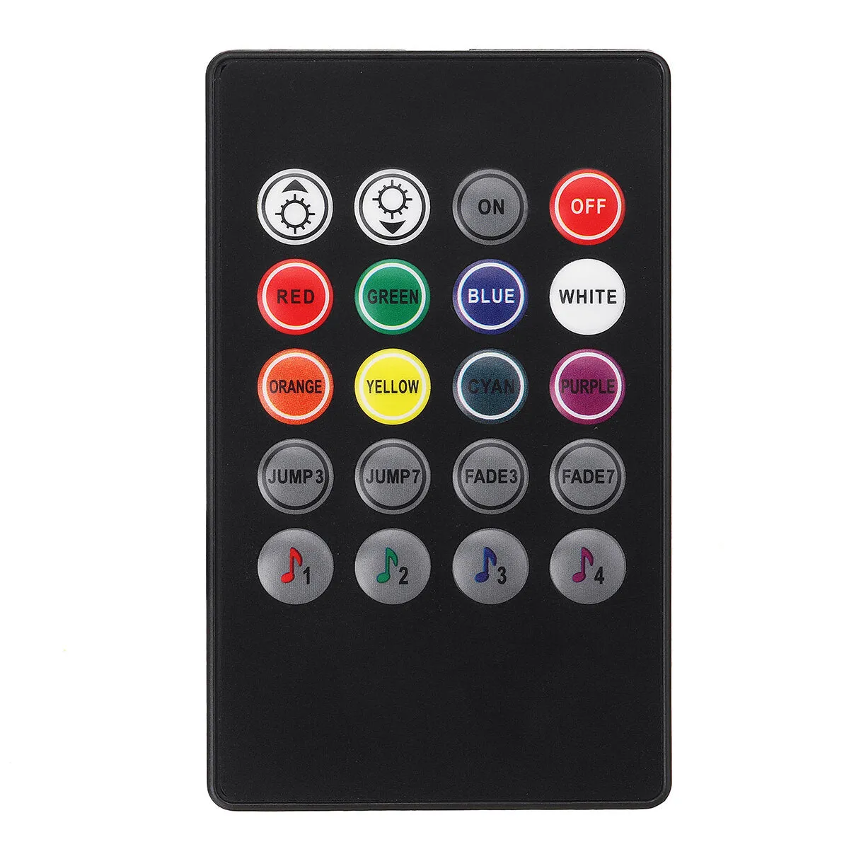 16FT 5M 2835 RGB 300LED Light Strip Waterproof/Non-waterproof Music Lamp with 20Keys Remote Control   Power Adapter