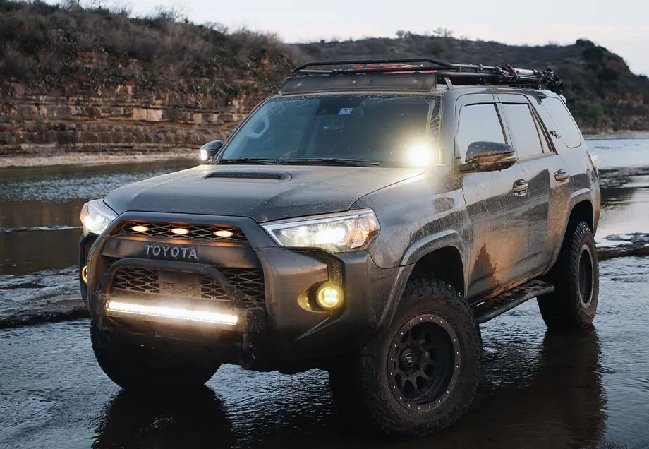 2010  Toyota 4Runner Low Profile Ditch Light Bracket Combo Kit CR2346