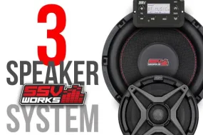 2019  Polaris RZR XP1000 Complete SSV Works 3-Speaker Plug-&-Play Kit