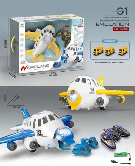 27MHz RC Catapult Launcher Airplane With Light & Music