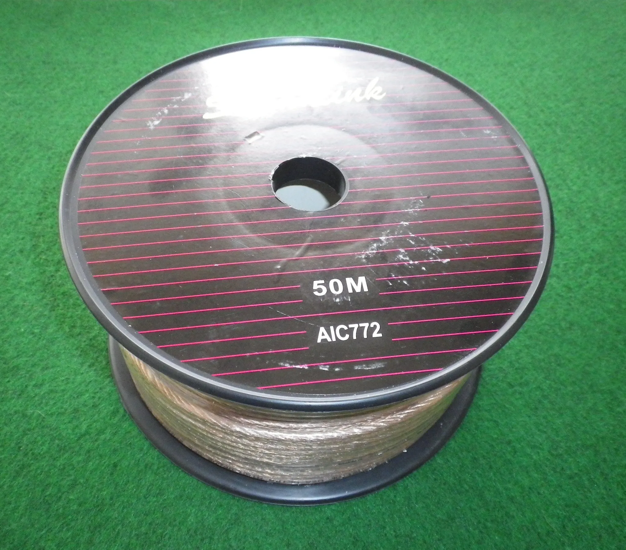 50 Metres (50m, 50mtr) Heavy Duty 11AWG OFC Speaker Cable - Part # AIC772