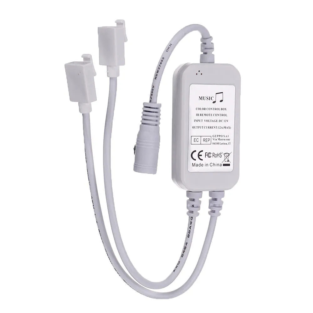 5M 10M Timer Music Control 5050 RGB Waterproof LED Strip Light   40-Key RF Remote   EU Power Adapter DC12V