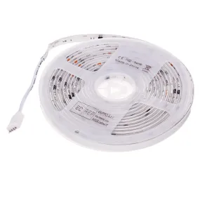 5M 10M Timer Music Control 5050 RGB Waterproof LED Strip Light   40-Key RF Remote   EU Power Adapter DC12V