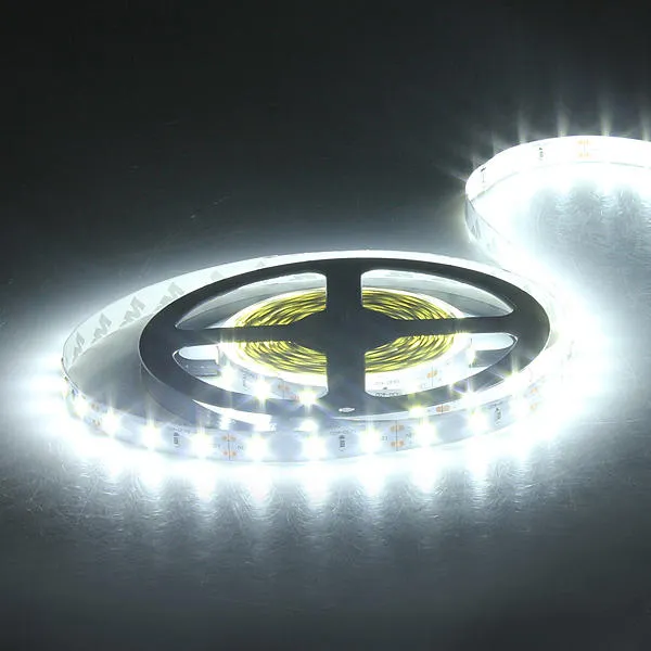5M 5630 SMD LED Strip Light, 300 LEDs, White/Warm White, Non-Waterproof, DC12V
