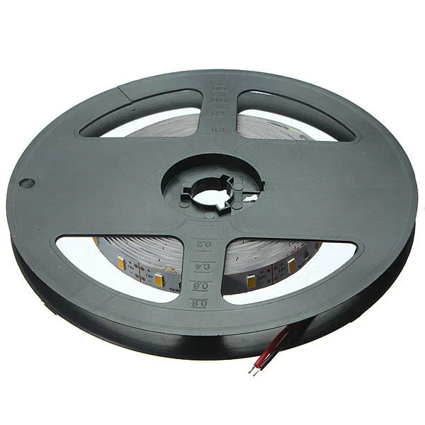 5M 5630 SMD LED Strip Light, 300 LEDs, White/Warm White, Non-Waterproof, DC12V