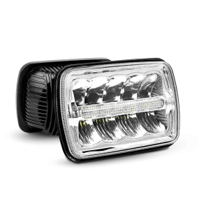7x6 5x7 45W Hi/Lo DRL LED Headlights Sealed Beam