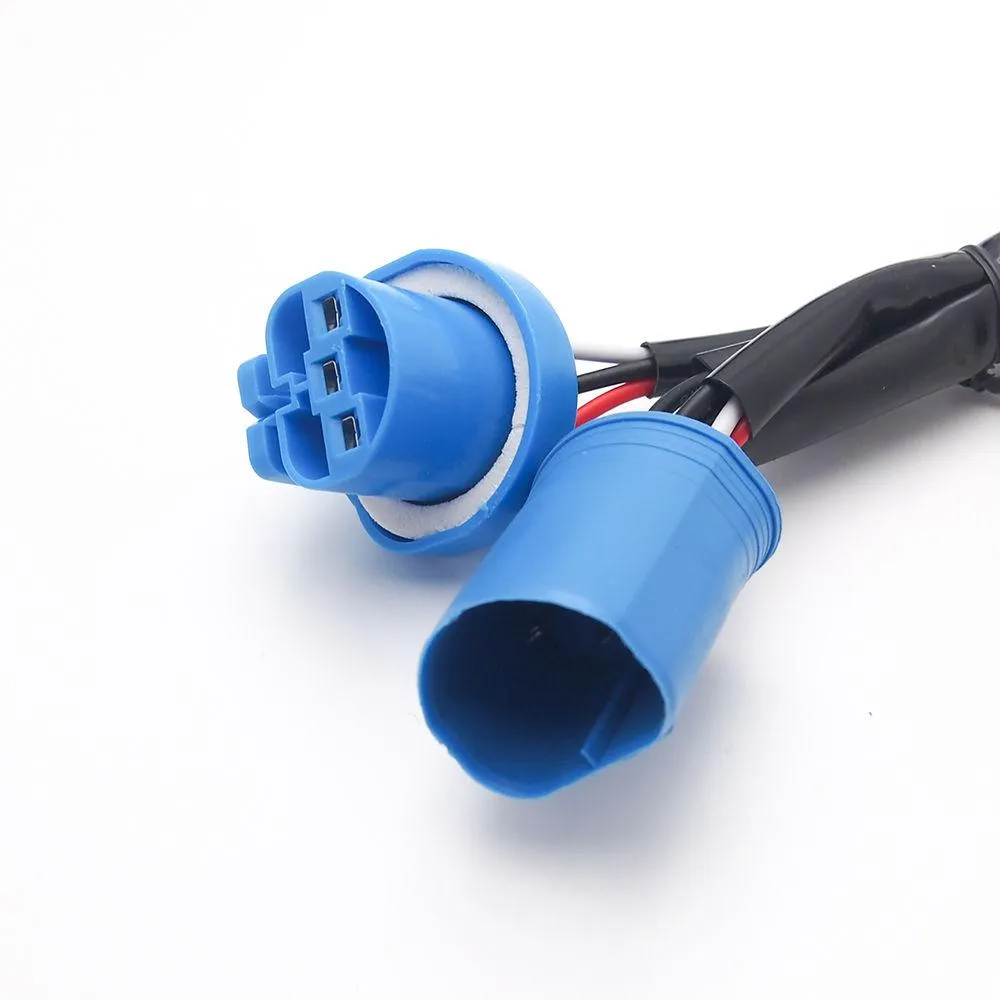 9004 (HB1) HID & LED 50W 6Ohm Resistor Relay Kit Wiring Harness Adapter