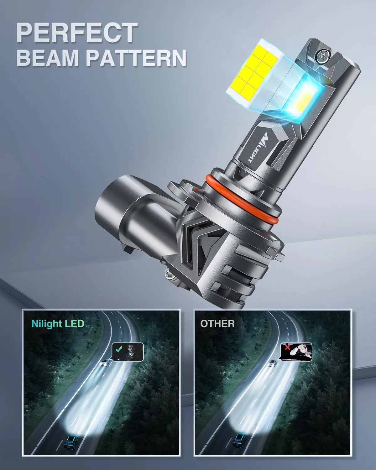 9005/HB3 LED Headlight Bulbs E4S Series 80W 20000LM 6500K IP67 | 2 BULBS