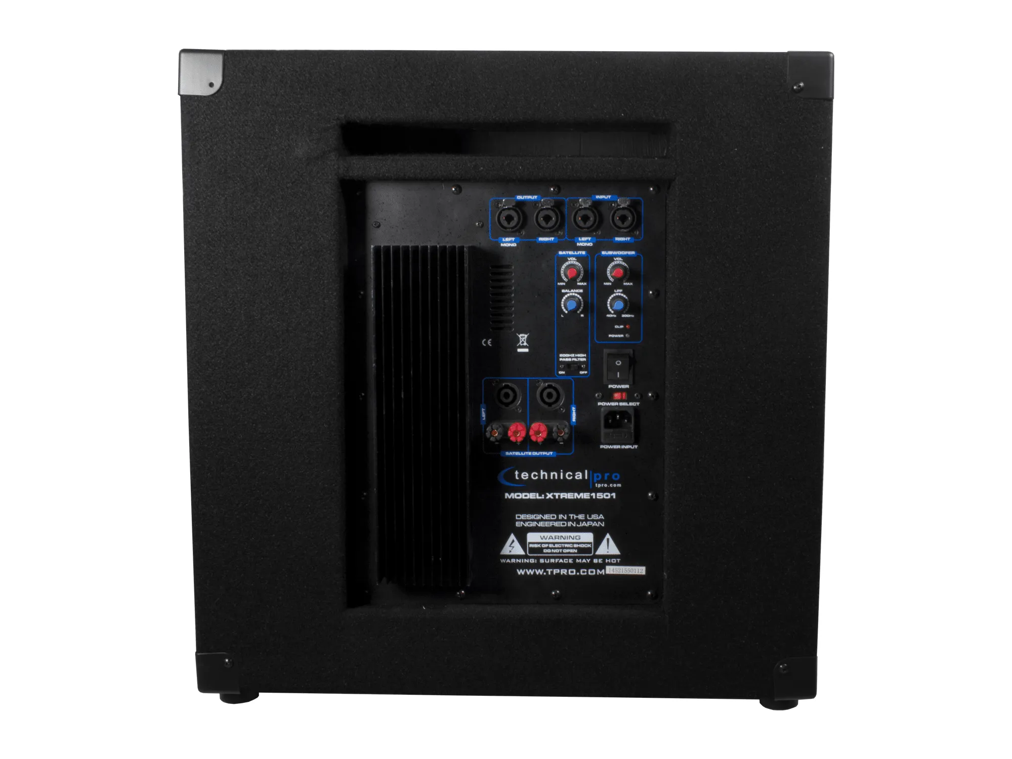 Active 15" Carpeted Subwoofer