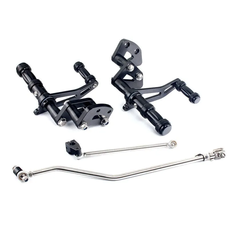 Attitude Inc Forward Control Kit, Black, 12 in forward, for Harley-Davidson Sportster XL883 XL1200 2004-2013, Kit