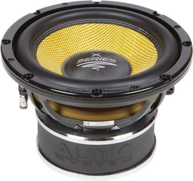 Audio System X10 10" 400 Watt Single-4-Ohm Kevlar Car Audio Subwoofer/Sub