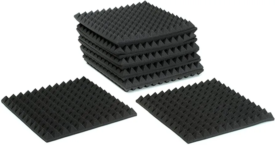Auralex Acoustic Studiofoam- 2 Inch Pyramids (Charcoal Gray)
