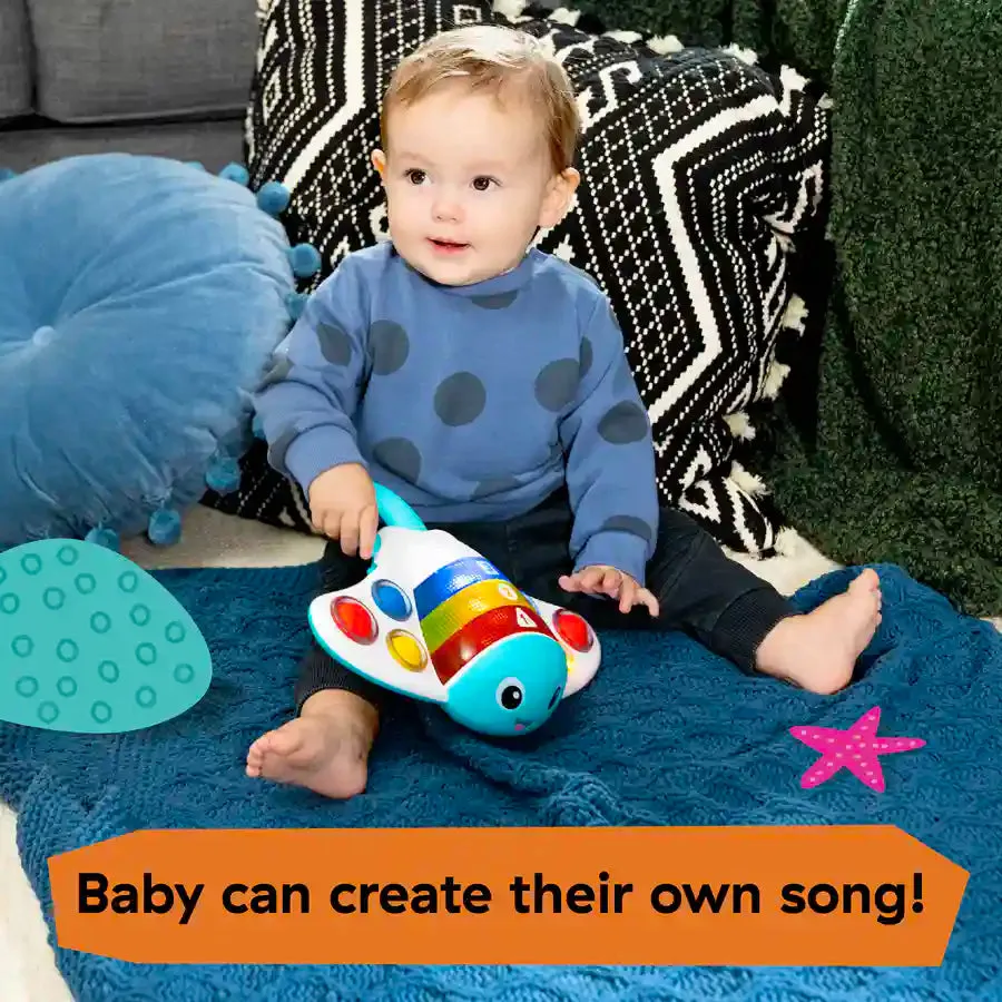 Baby Einstein Pop ‘N’ Explore Stingray  Popper Toy