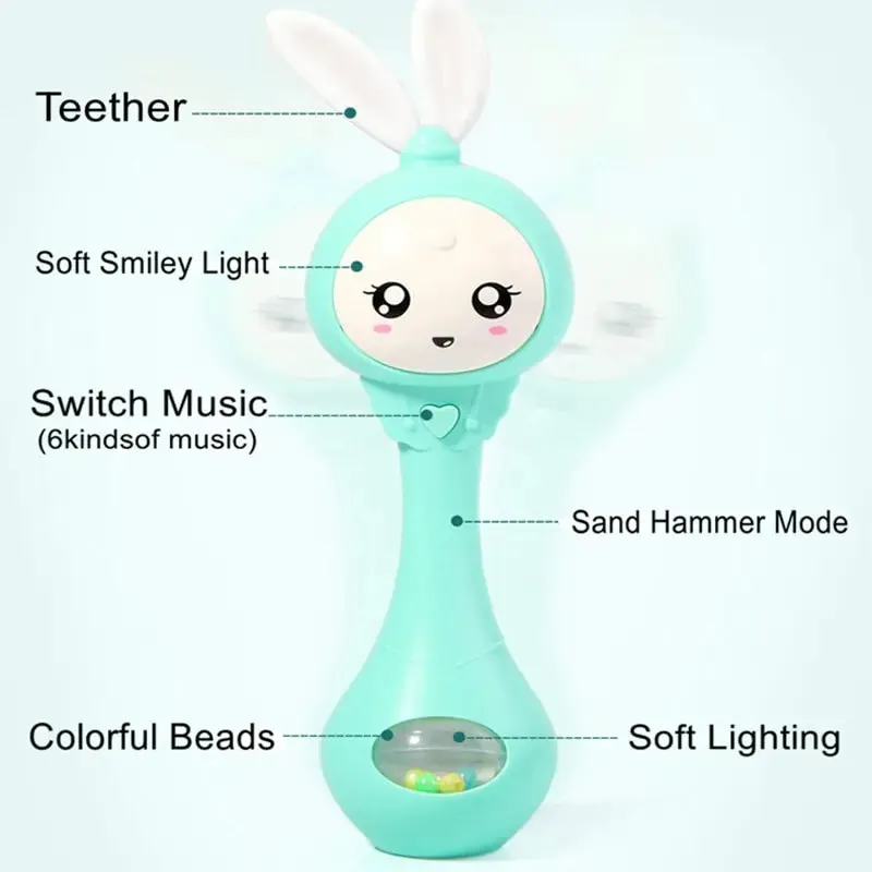Baby Music Flashing Rattle