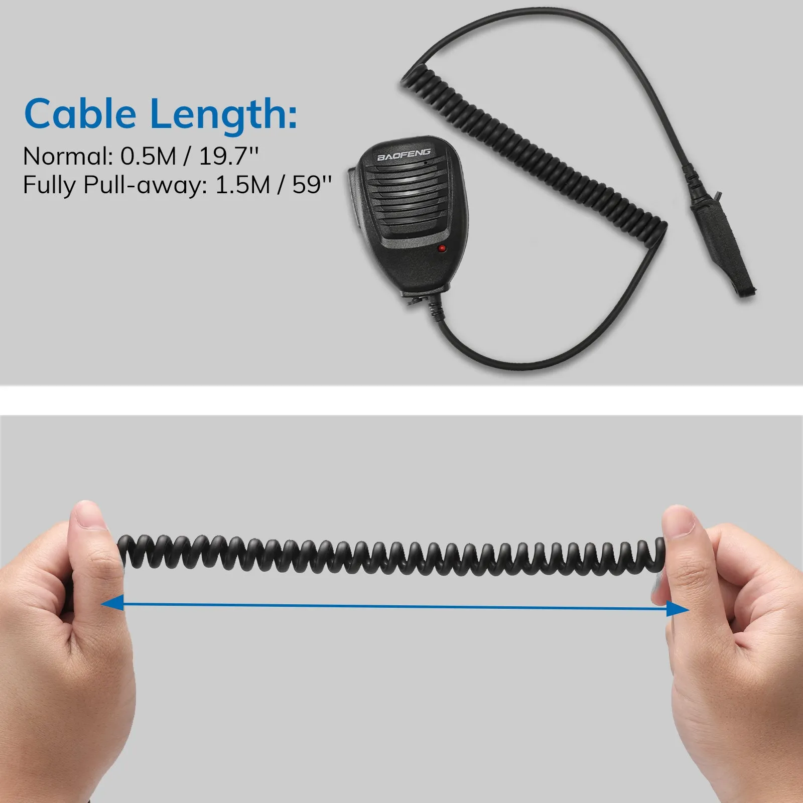 Baofeng Waterproof Shoulder Speaker Mic | UV-9G GT-3WP BF-9700 UV-9R UV-82WP