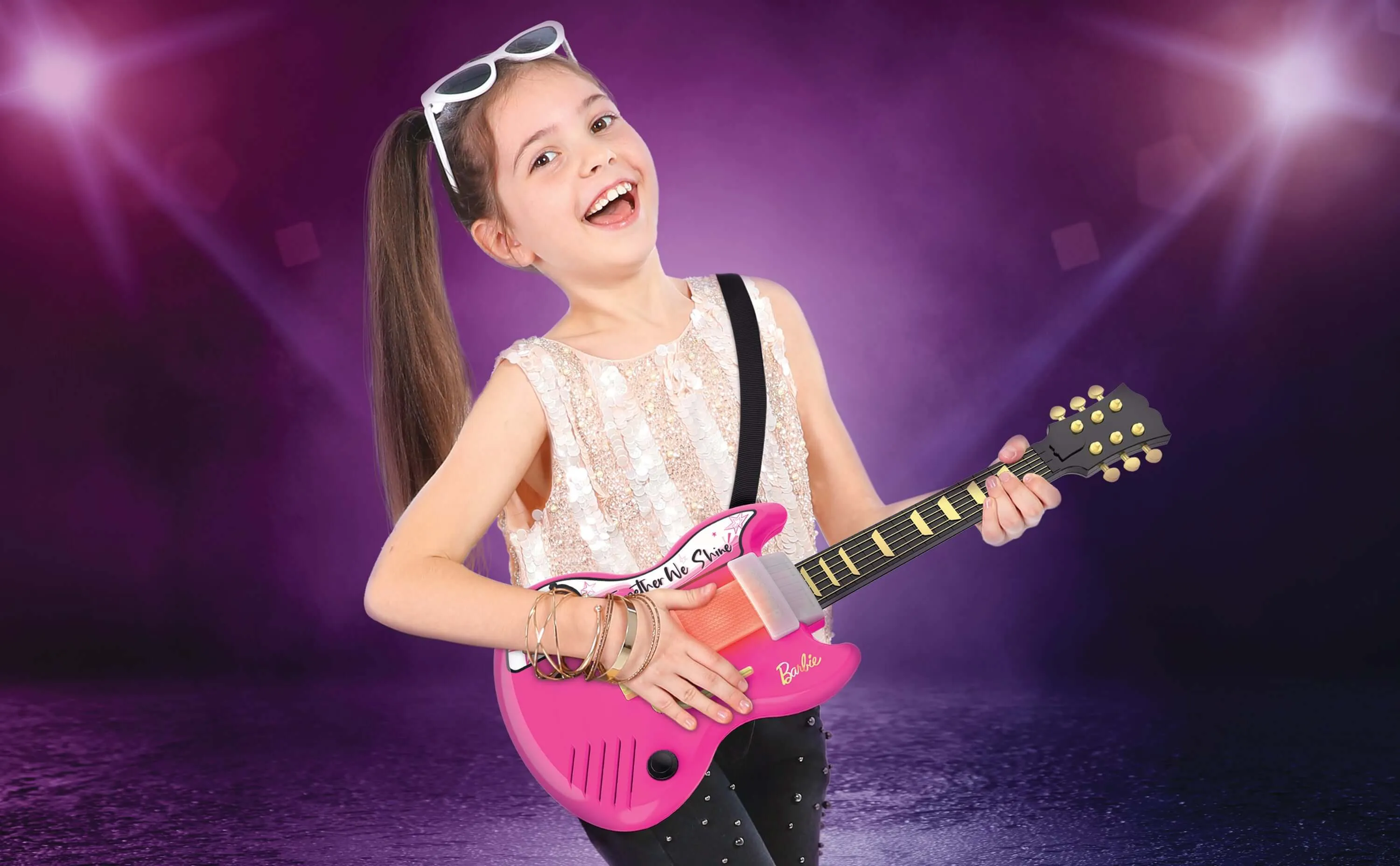 Barbie Toy Guitar with Built-in Music