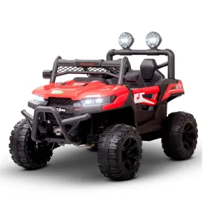 Baybee Battery Operated Jeep for Kids, Ride on Toy Kids Car with LED Light & Music