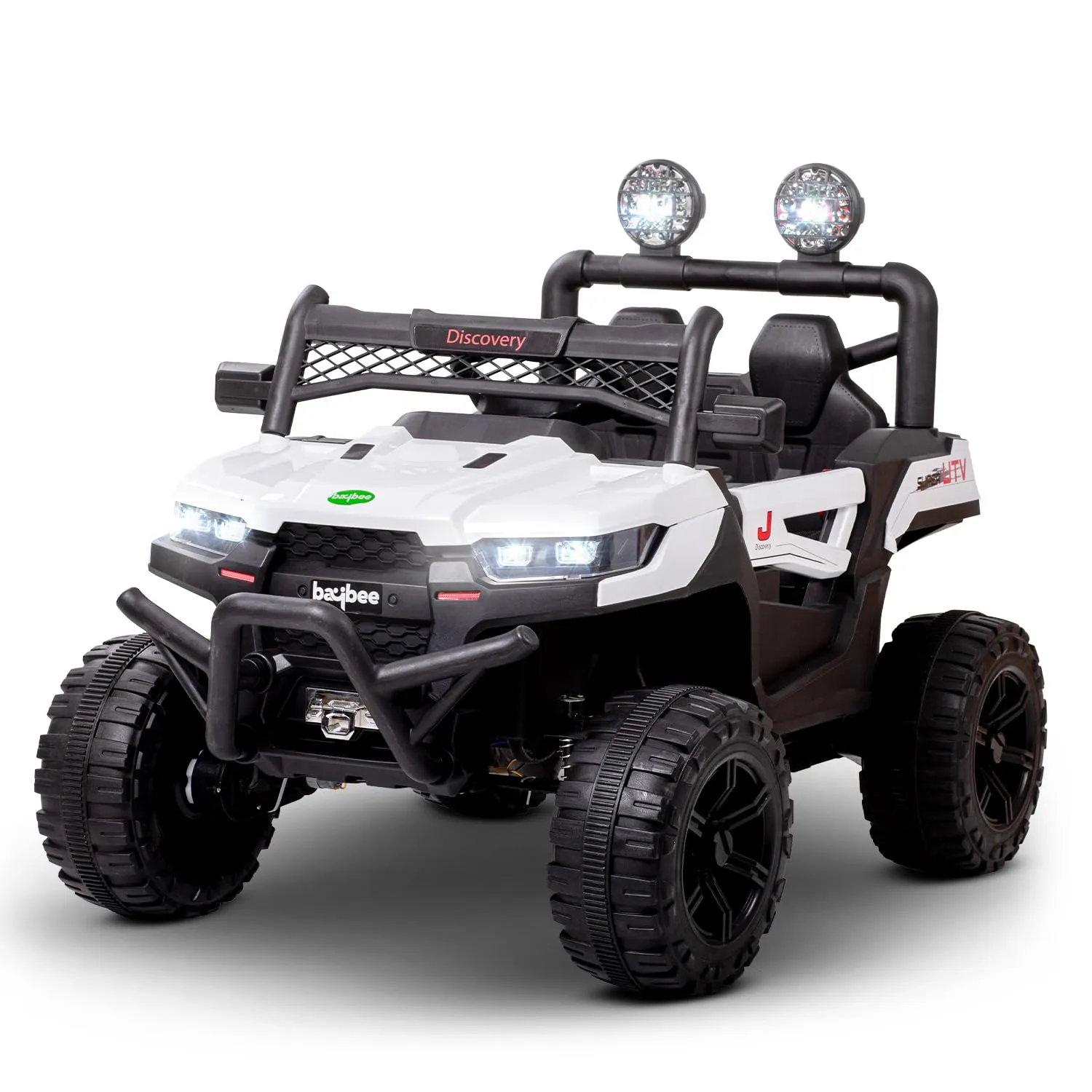 Baybee Battery Operated Jeep for Kids, Ride on Toy Kids Car with LED Light & Music