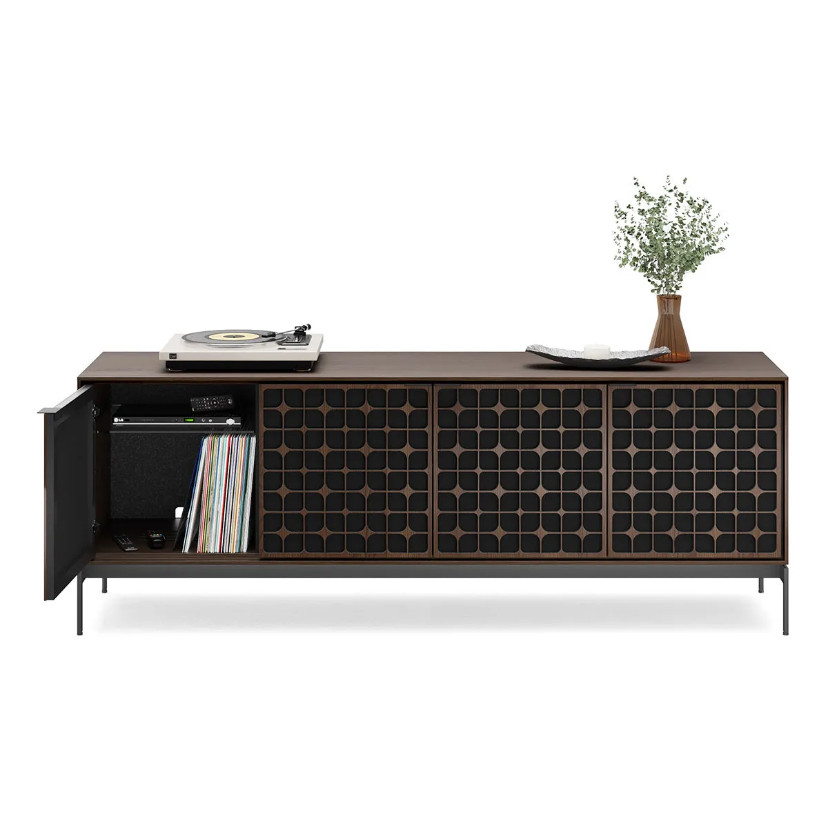 BDI Elements 8709 Constellation Media Cabinet with Console Base (Toasted Oak)