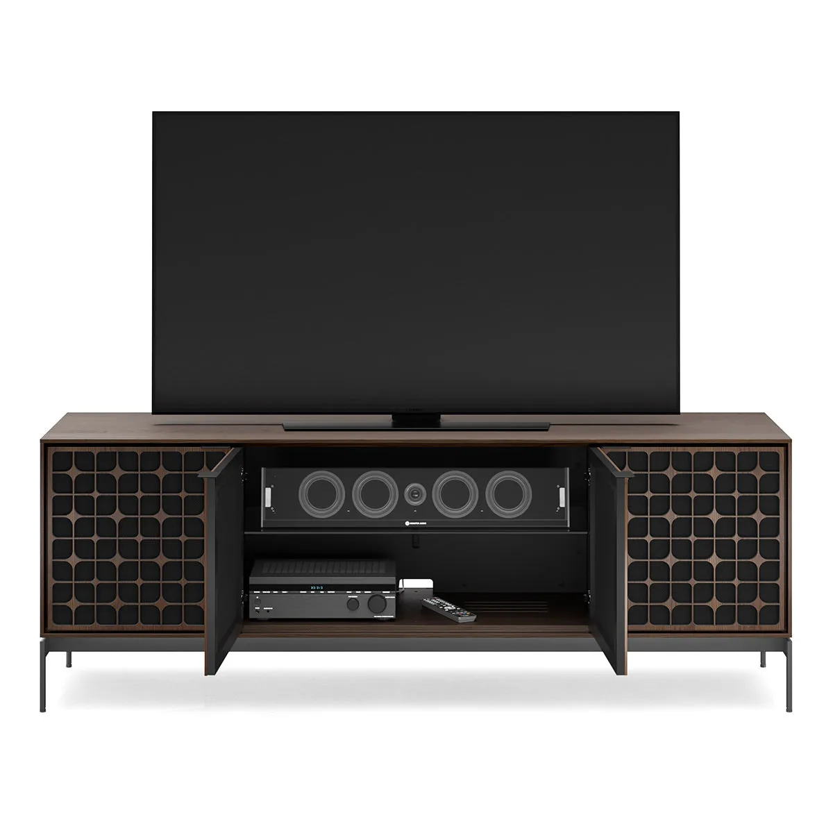 BDI Elements 8709 Constellation Media Cabinet with Console Base (Toasted Oak)