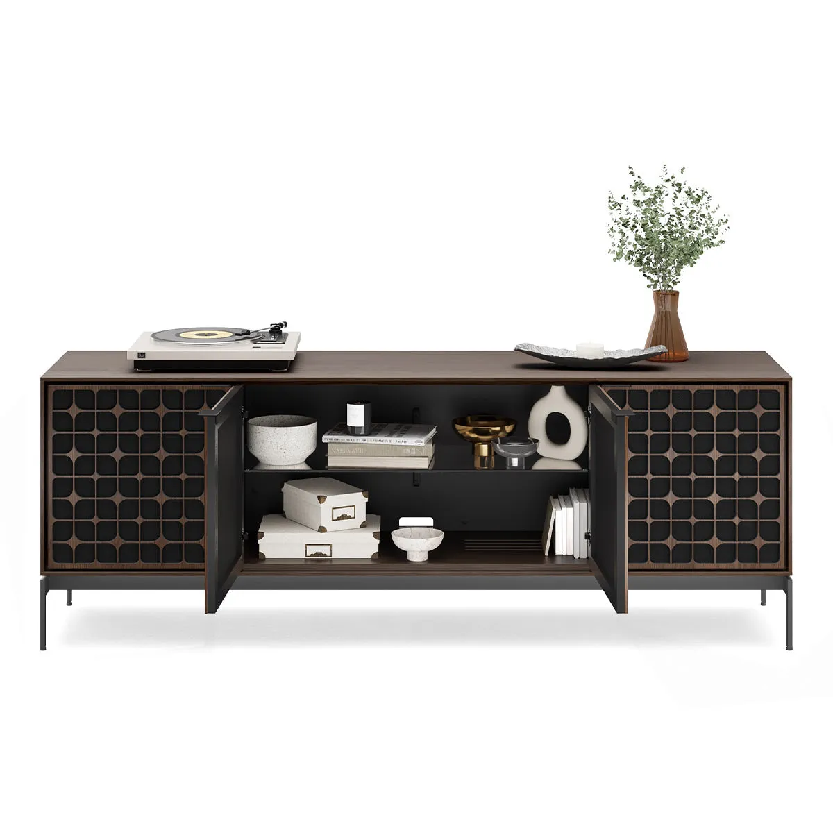BDI Elements 8709 Constellation Media Cabinet with Console Base (Toasted Oak)