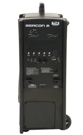 BEA2-U4 | Beacon with built-in Bluetooth & two dual wireless mic receivers