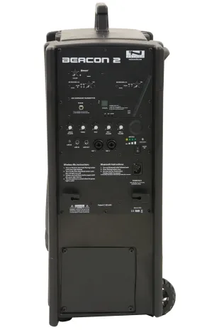 BEA2-XU4 | Beacon with built-in Bluetooth, AIR wireless transmitter & two dual wireless mic receivers