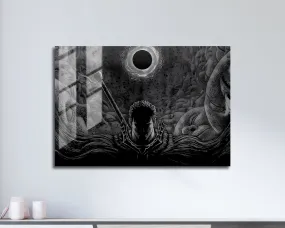 Beserk Black and White Metal Poster