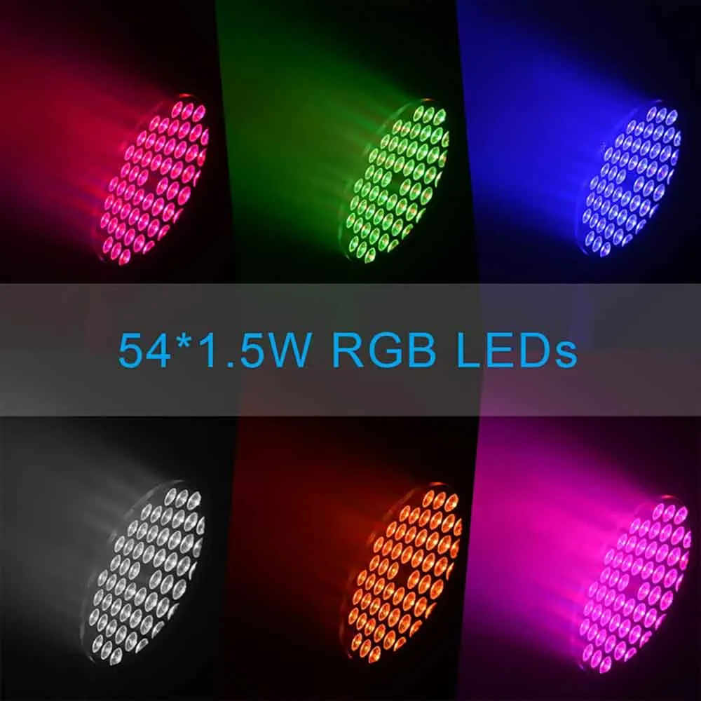 Betopper LPC008S 54x1.5w LED Mini Flat PAR Light