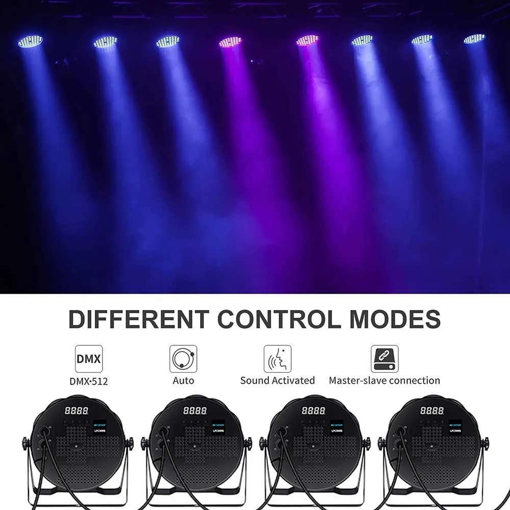 Betopper LPC008S 54x1.5w LED Mini Flat PAR Light