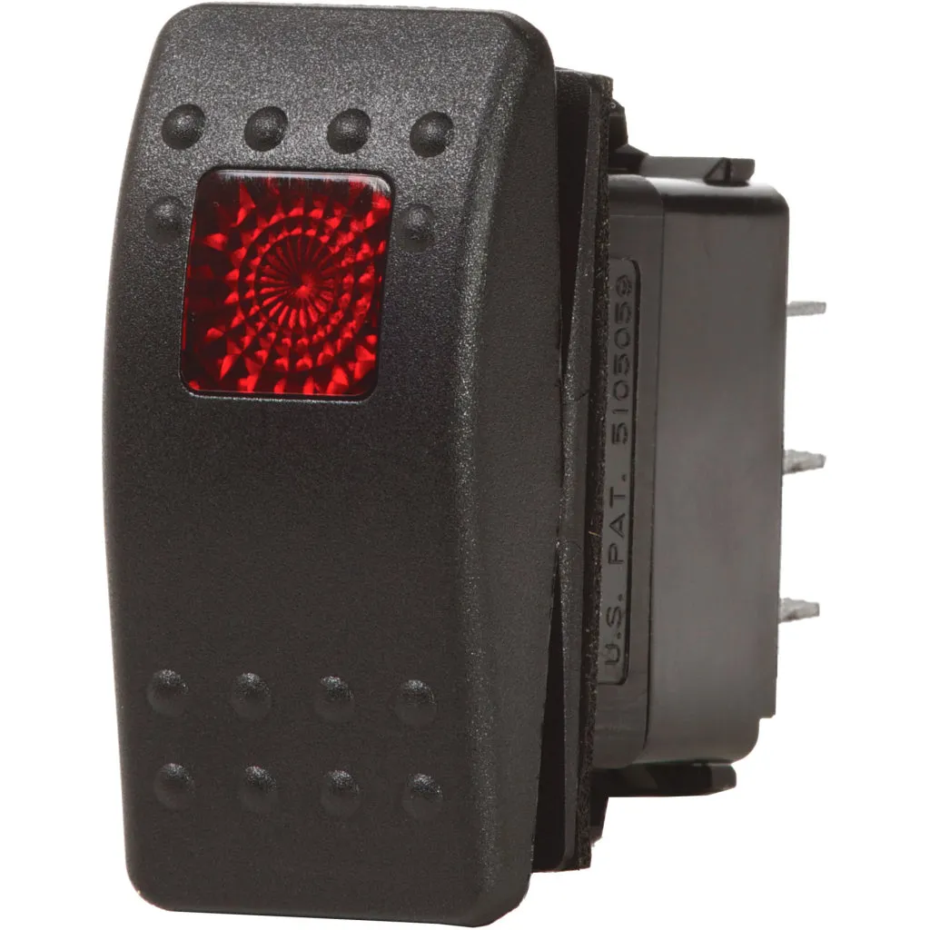 Blue Sea Black DPST Contura II Switch