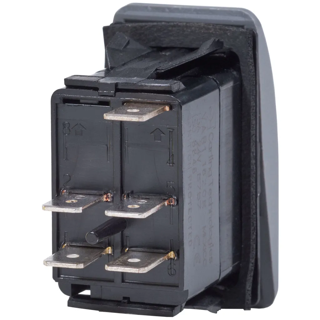 Blue Sea Black DPST Contura II Switch
