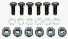 Bolt Kit, Dynamic Mount Rotor 6 Bolts with T-Nuts, 5/16-24 WB230-14844
