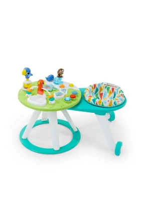 Bright Starts Around We Go 2-in-1 Walk Around Activity Center & Table Tropic Cool
