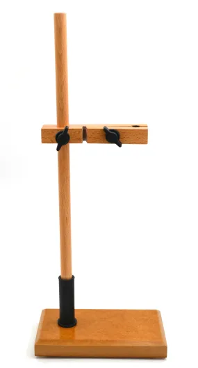 Burette Stand - Single, made of seasoned hardwood