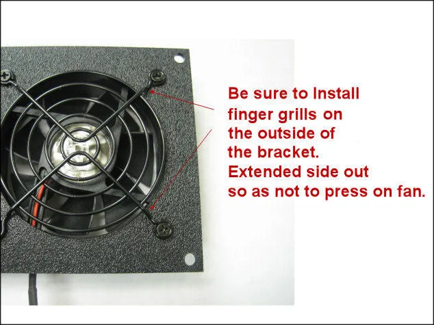 CabCool 1202 Lite 5 volt  Dual 120mm Fan Cooler Kit for Cabinet / Home Theater