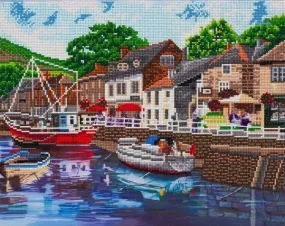 CAK-A162L: "Harbour" 40x50cm Crystal Art Kit