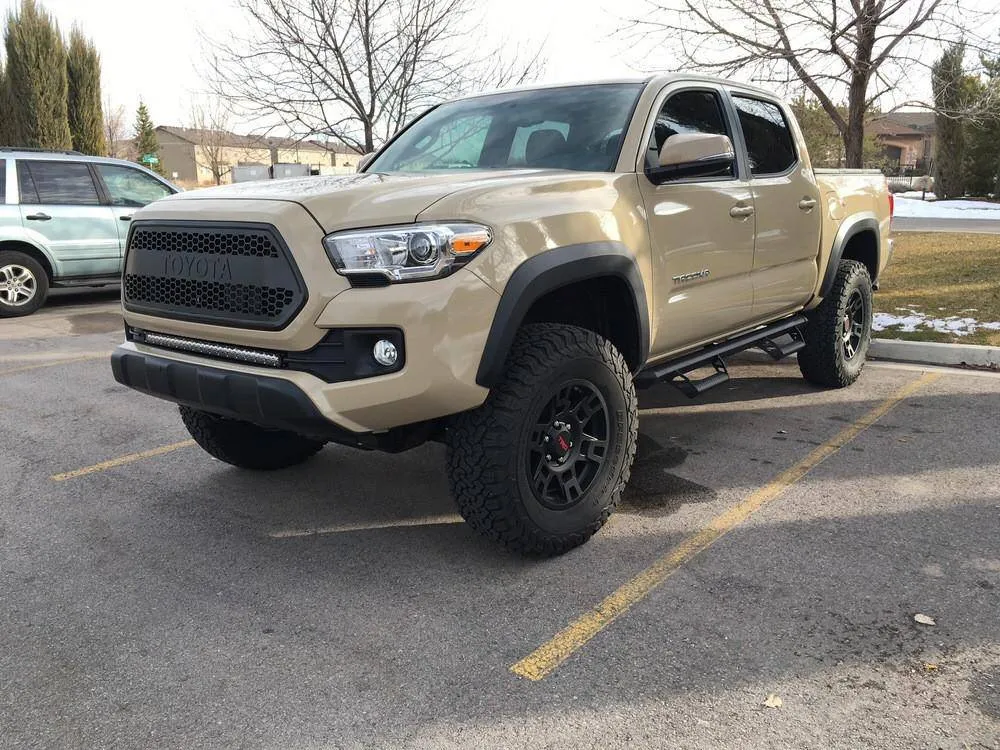 Cali Raised 32" Lower Bumper Flush Slim LED Light Bar Combo - 2023-2016 Toyota Tacoma