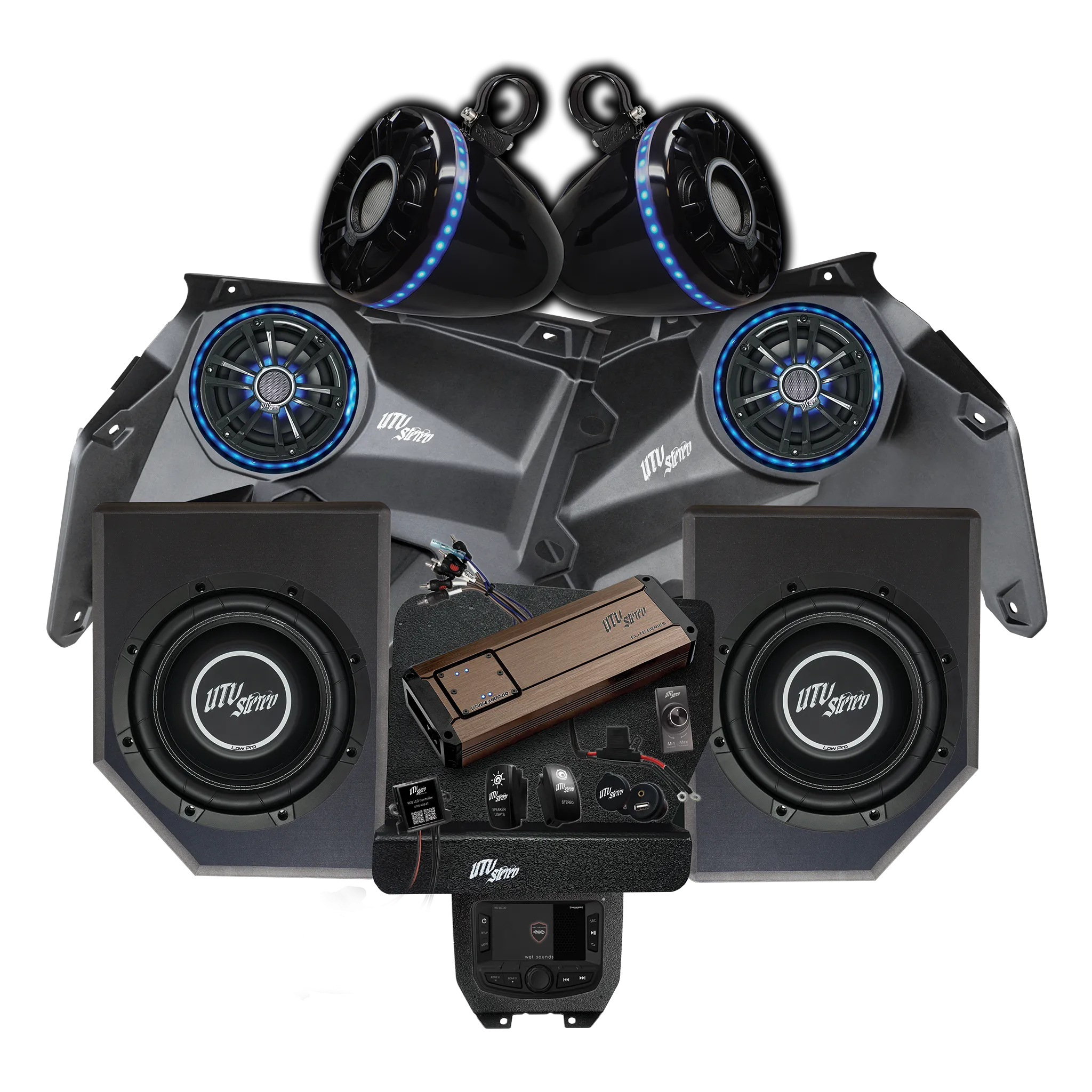 Can-Am® X3 Elite Series Stage 6 Stereo Kit | UTVS-X3-S6-E