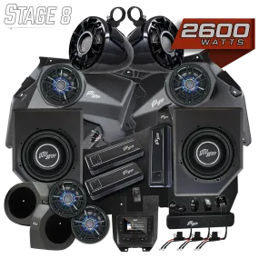 Can-Am® X3 Signature Series Stage 8 Stereo Kit | UTVS-X3-S8-S