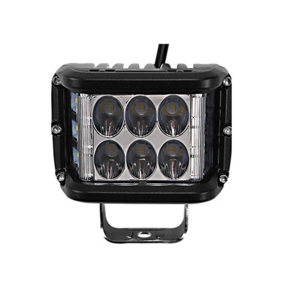Car  Led  Work  Light, Aluminum 36w Three-sided Spotlight, IP 67