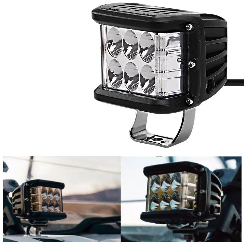 Car  Led  Work  Light, Aluminum 36w Three-sided Spotlight, IP 67