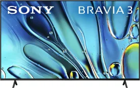 Certified Refurbished - Sony - 55" Class BRAVIA 3 LED 4K UHD Smart Google TV (2024) - K55S30C