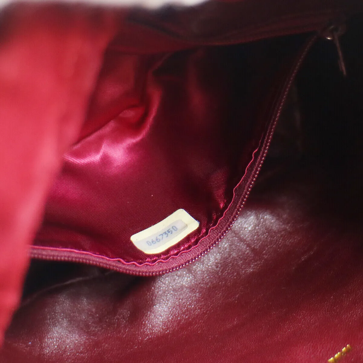 CHANEL 1986-1988 Bucket Bag Mini Red Suede 91407