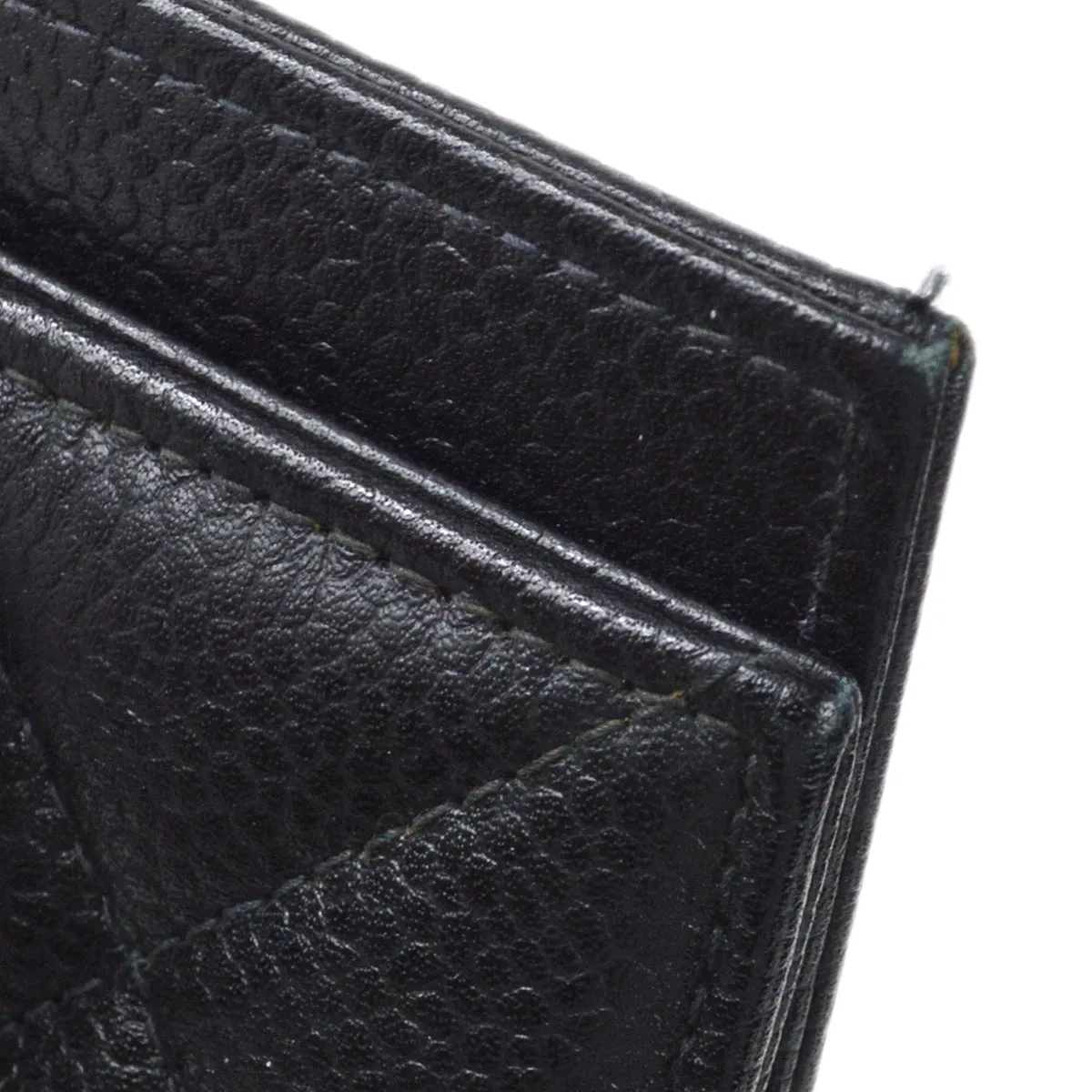CHANEL 1997-1999 Chain Tote Black Caviar 87551
